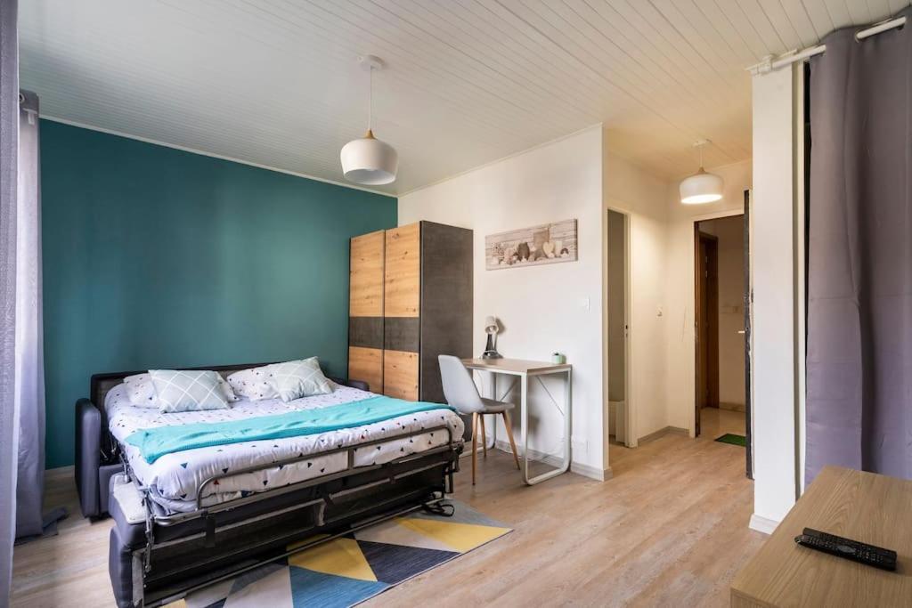Studio Cosy Proche Du Centre + Parking Gratuit Cluses Bagian luar foto