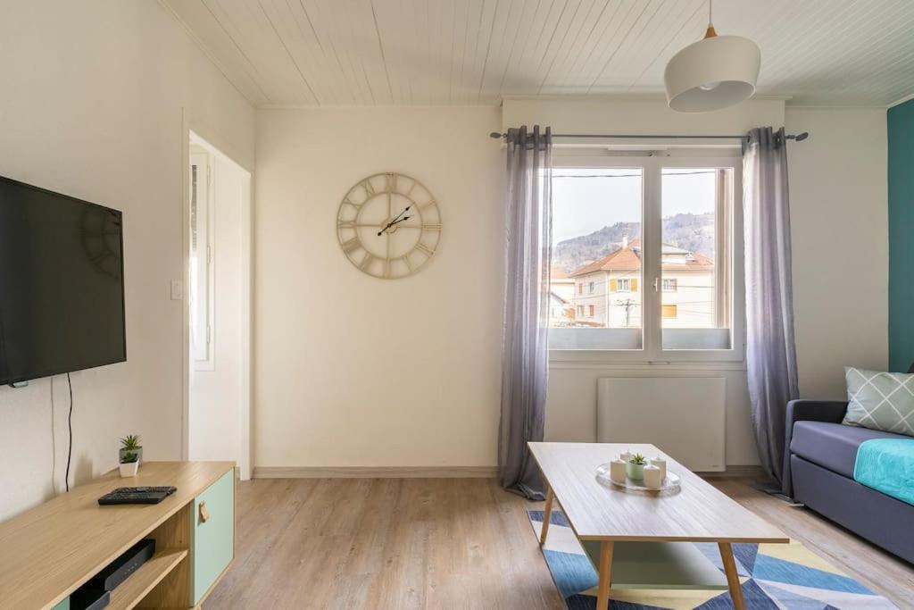 Studio Cosy Proche Du Centre + Parking Gratuit Cluses Bagian luar foto