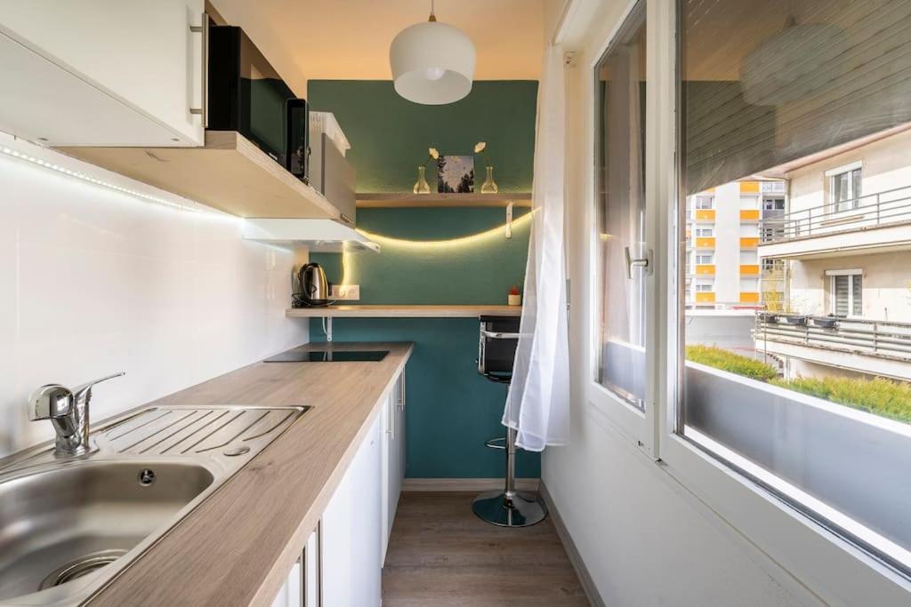 Studio Cosy Proche Du Centre + Parking Gratuit Cluses Bagian luar foto